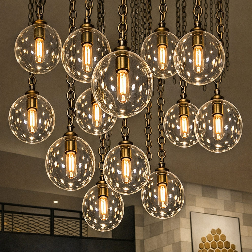 FIXTURES Chandelier Globes