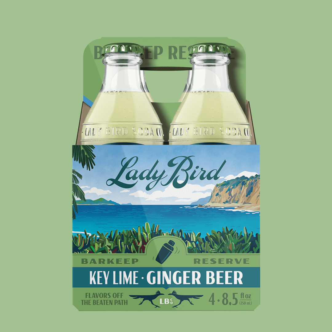 Lady Bird Key Lime Ginger Beer (16/pk) - (BEV - Online)