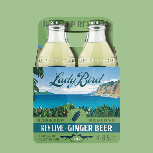 Lady Bird Key Lime Ginger Beer (16/pk) - (BEV - Online)