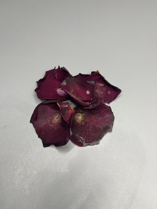 Silver-Flaked Rose Petals (100 Ct) - (BEV - Online)