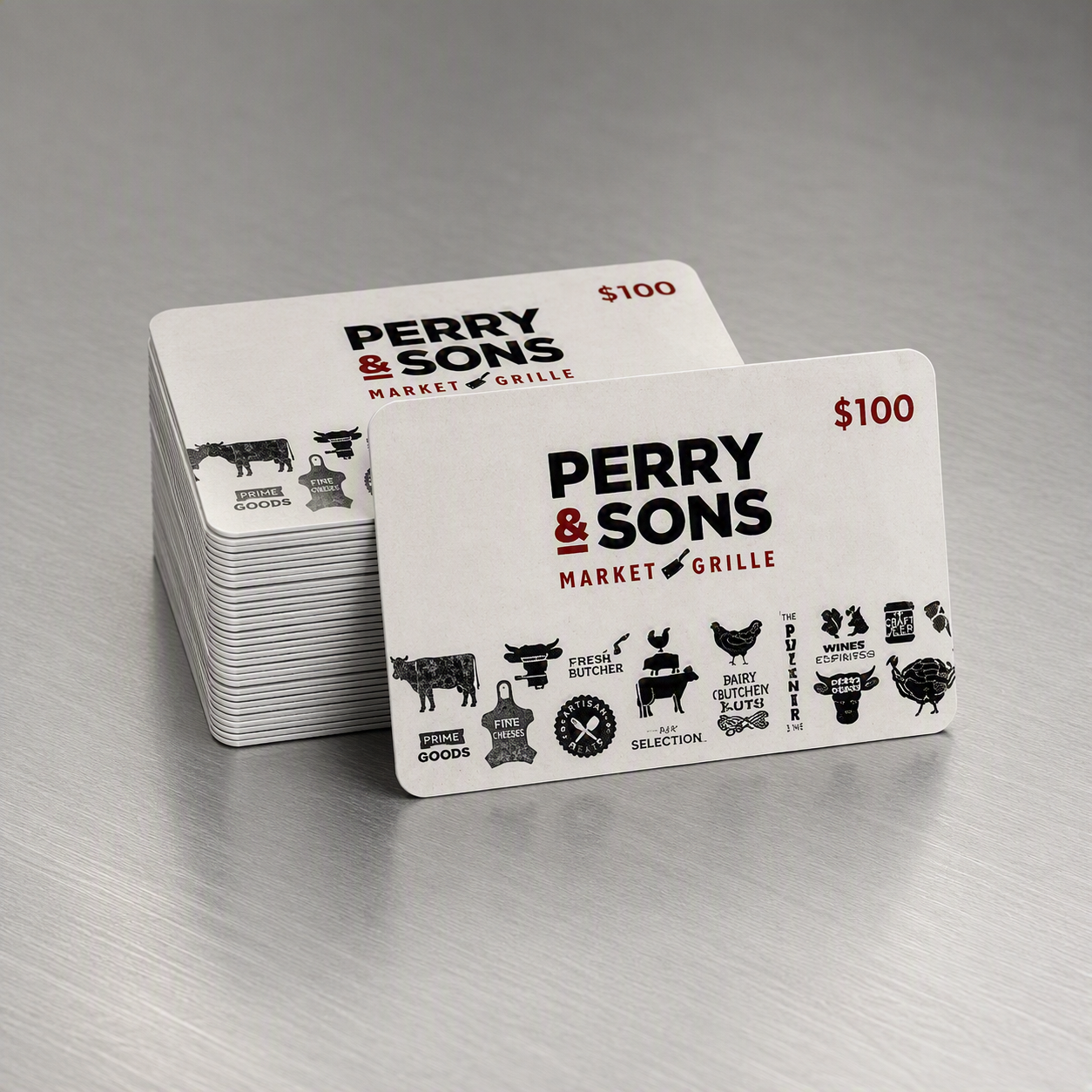 Perry & Sons Gift Cards - 50 pack