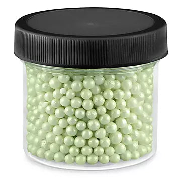 2oz Plastic Jar with Black Lid (616/pack)