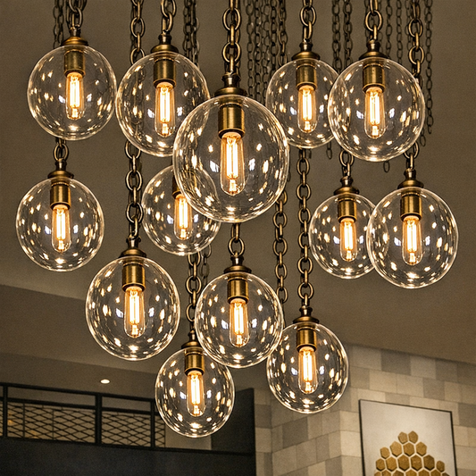 FIXTURES Chandelier Globes