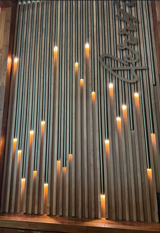 ACCENT Host Stand Wood Wall