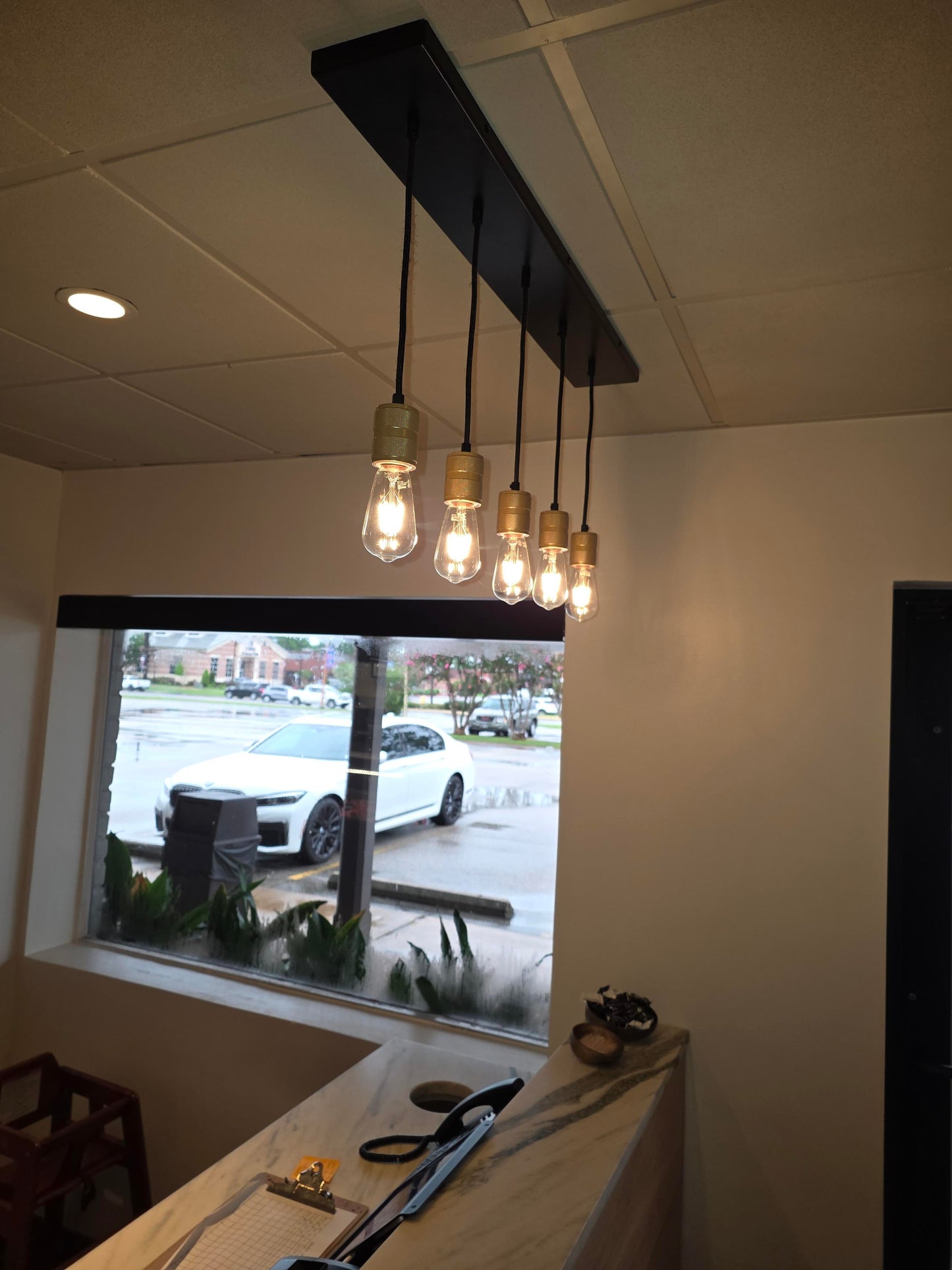 CHANDELIER FIve Light Linear Pendant (#3 Friendswood)