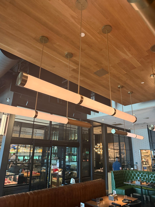 CHANDELIER Feruxe Contemporary Linear Tubular LED (incomplete)