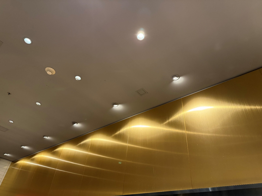KITCHEN Gold Accent Wall