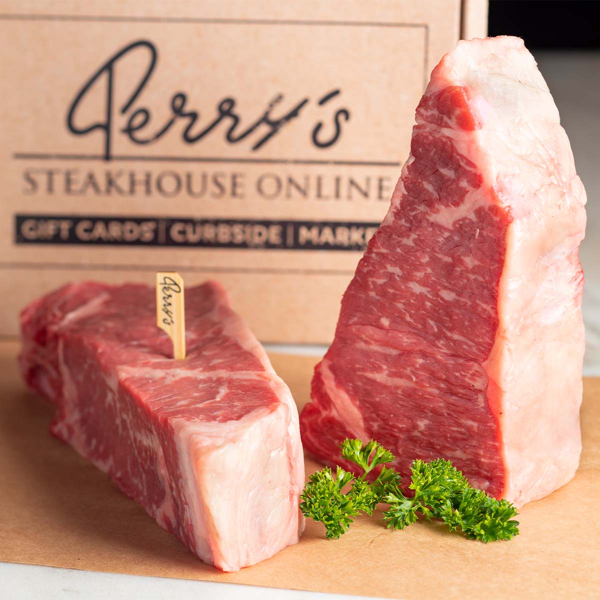 Perry's Prime New York Strips